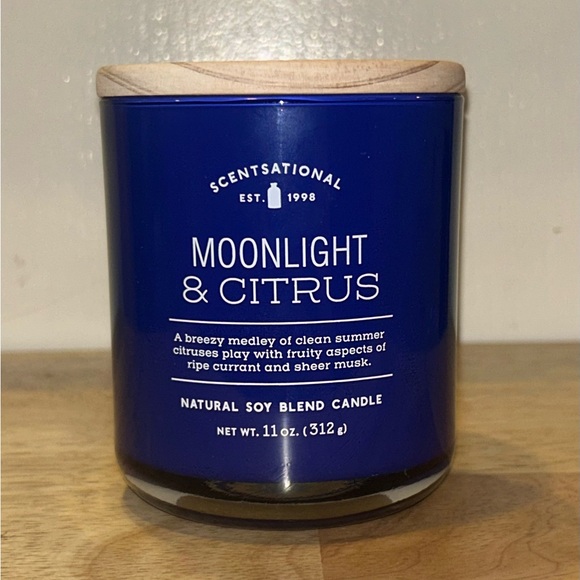 Scentsational Other - Scentsational Moonlight And Citrus Natural Soy Wax Blend Scented Candle NWTS